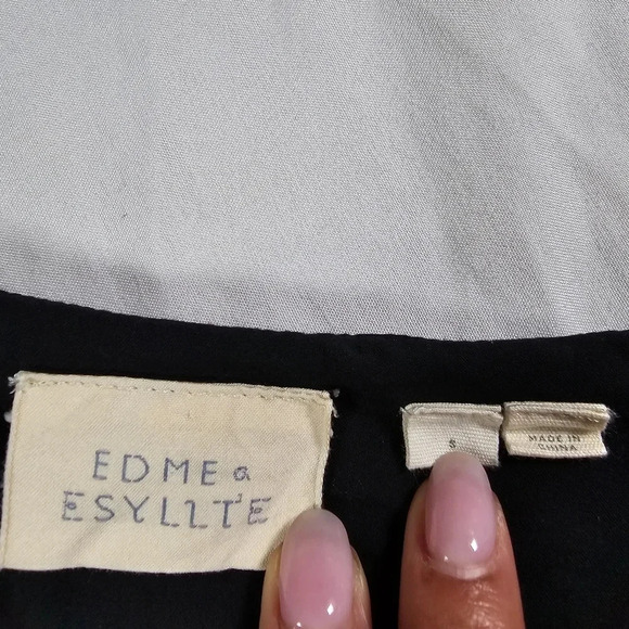 Anthropologie Edme & Esyllte‎ Chromatique Dolman Shift short Dress size S boho - Picture 13 of 13